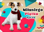 eKartki Kartki elektroniczne - Pies Milusiego Piątku życzę..., 