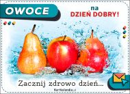 eKartki Kartki elektroniczne - Powitanie Owoce na Dzień dobry!, 