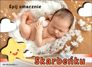 eKartki Kartki elektroniczne - Nocne Pozdrowienia Śpij smacznie Skarbeńku!, 