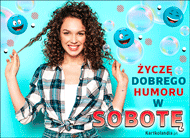 eKartki Kartki elektroniczne - Pozdrowienia Życzę dobrego humoru w Sobotę, 