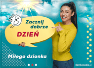 eKartki Kartki elektroniczne - Uśmiechnij Się Zacznij dobrze dzień!, 