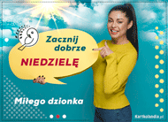 eKartki Kartki elektroniczne - Niedzielne Pozdrowienia Zacznij dobrze Niedzielę!, 