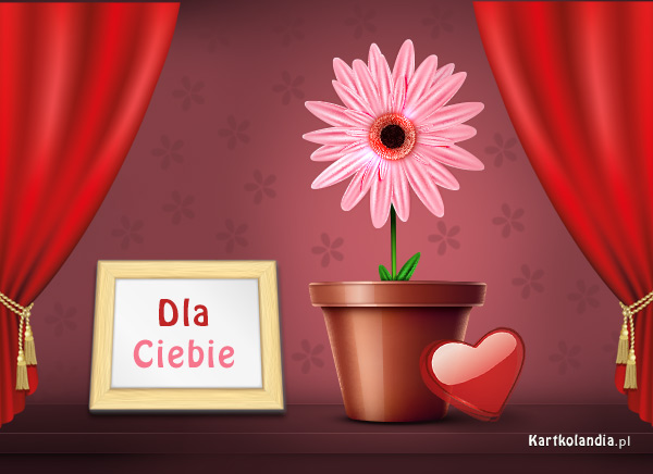 e-Kartka z kwiatkiem